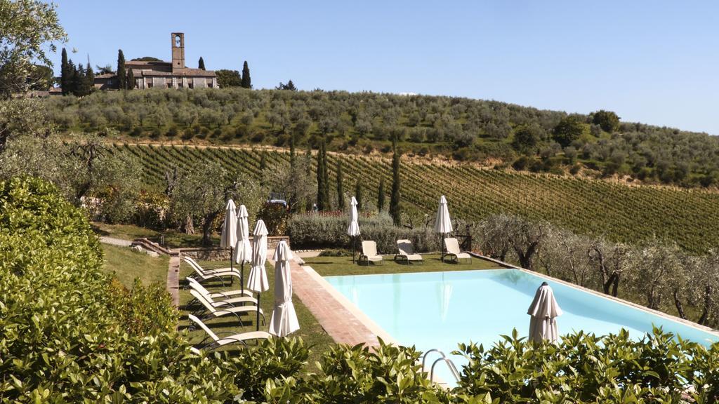 Fattoria Abbazia Monte Oliveto Villa San Gimignano Bagian luar foto