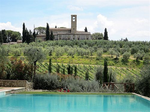 Fattoria Abbazia Monte Oliveto Villa San Gimignano Bagian luar foto